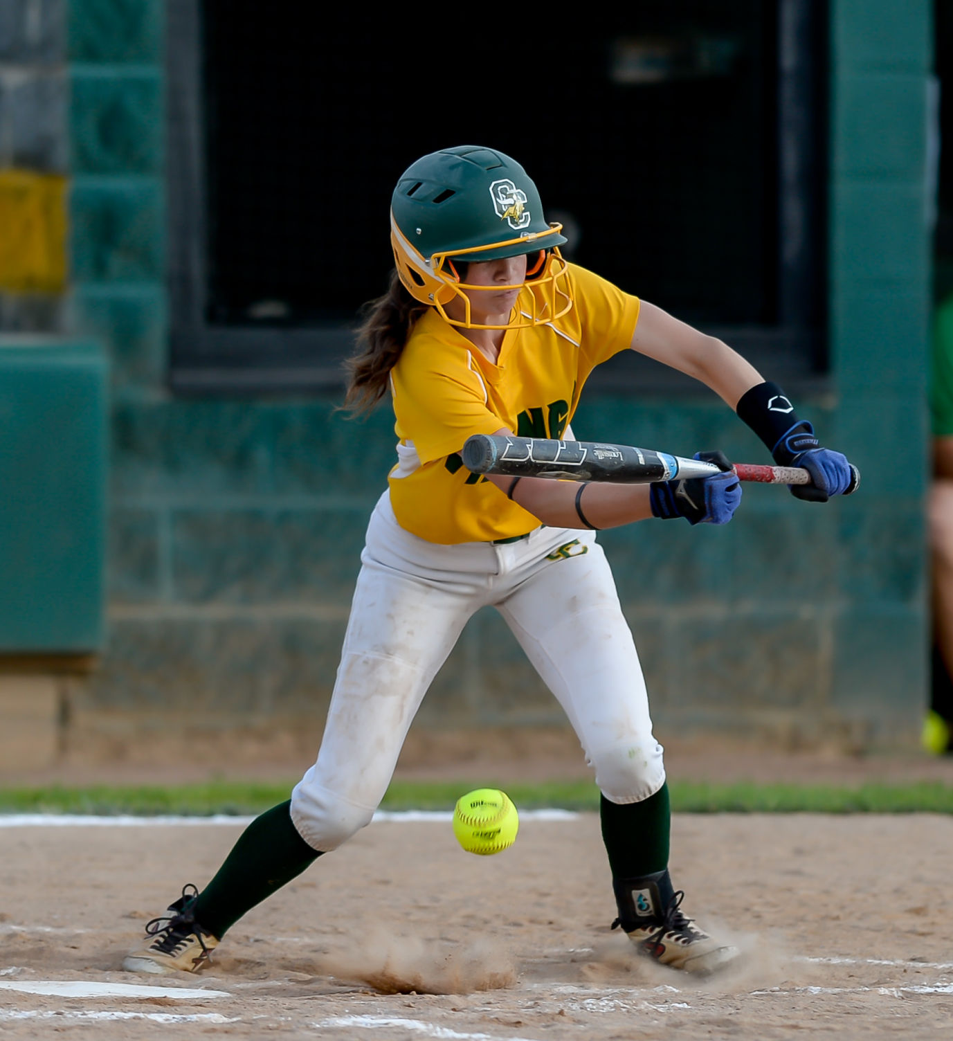 Friday night softball action